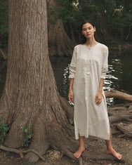 Two way longerline dress / Linen