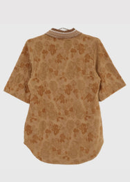 [Milla's Market]Mame Kurogouchi Jacquard Polo Shirt