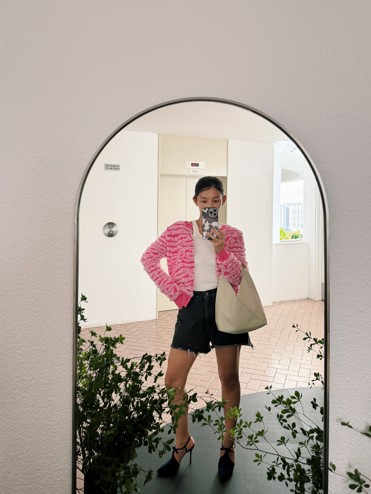 [Milla's Market]Comme des Garçons Girl Pink Ruched Cardigan