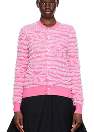 [Milla's Market]Comme des Garçons Girl Pink Ruched Cardigan