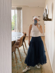 [Milla's Market]Molly Goddard Lace Midi Skirt