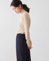 Classic H-Line Skirt / Deep Navy