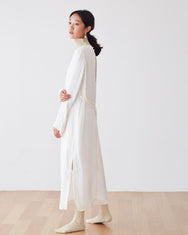 Satin All day Dress / Cream White