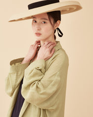 George Shawl Collar Robe / Green Tea