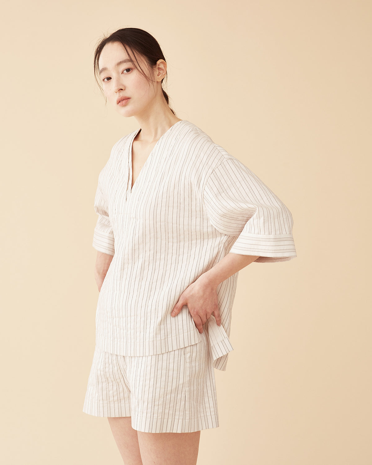 Mori Stripe Top