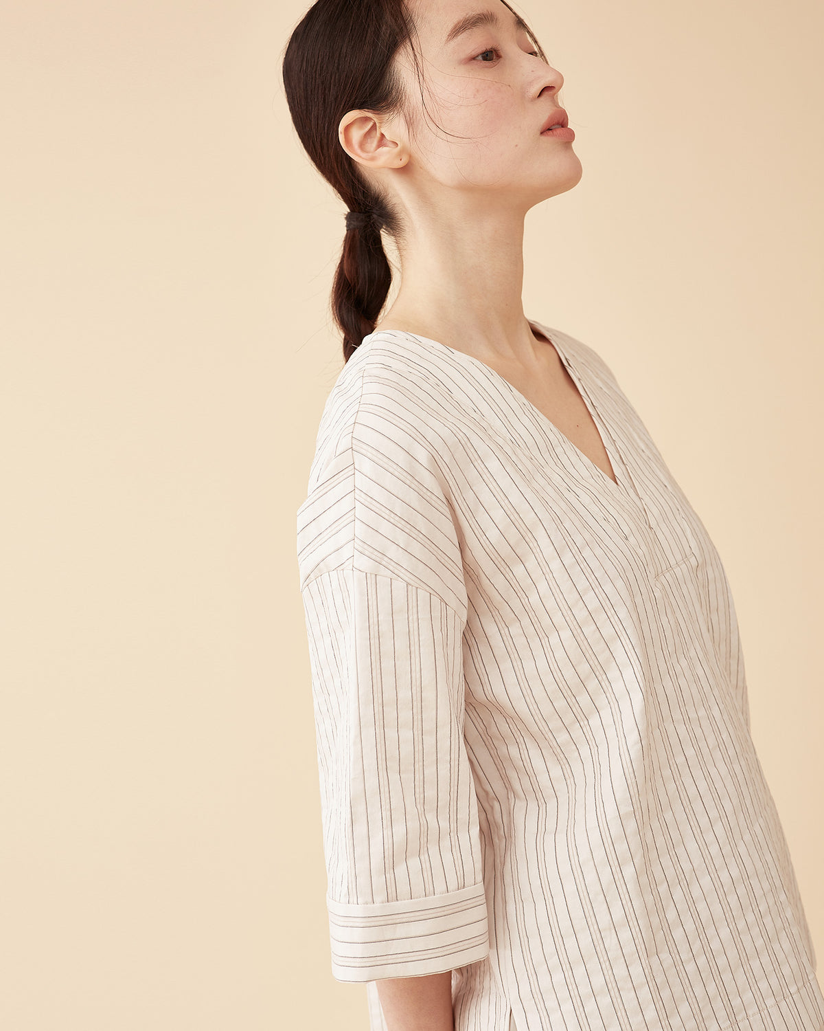Mori Stripe Top
