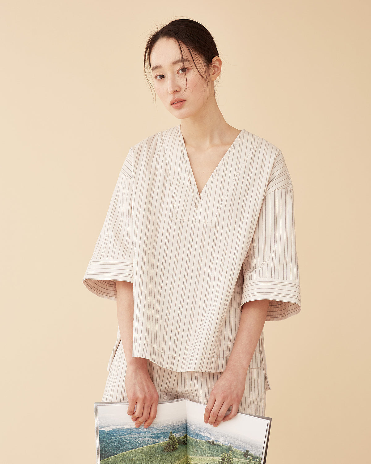 Mori Stripe Top