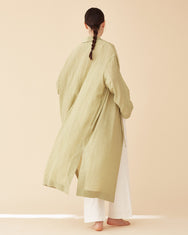 George Shawl Collar Robe / Green Tea