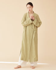 George Shawl Collar Robe / Green Tea