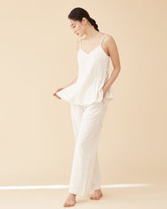 Buttoned Wide Pants