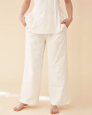 Buttoned Wide Pants