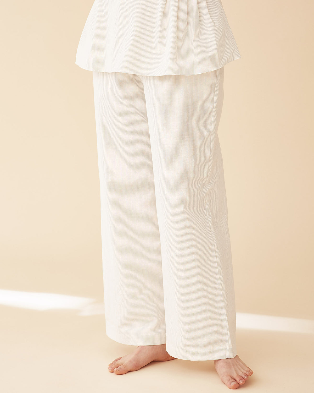 Buttoned Wide Pants