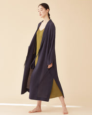 George Shawl Collar Robe / Navy