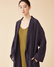 George Shawl Collar Robe / Navy