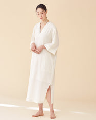 Kimono Line Sleepwear Dress / Off White