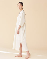 Kimono Line Sleepwear Dress / Off White
