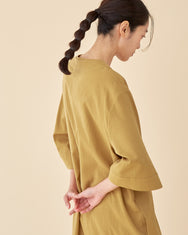 Kimono Line Sleepwear Dress / Olive Green