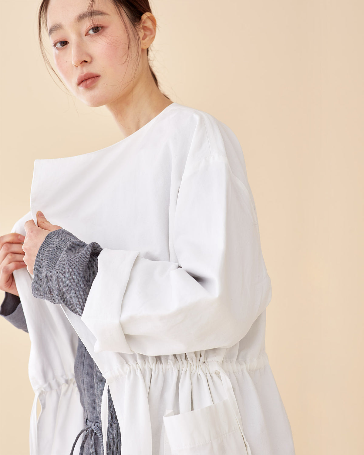 Off-White Reversible Robe