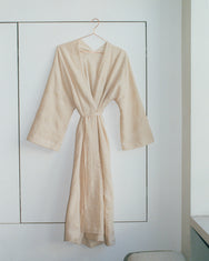 Double Layered Yukata Robe / marzipan yellow