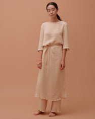 Accordion Dress & Pants Set