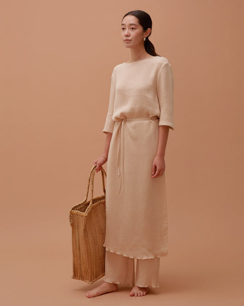 Accordion Dress & Pants Set
