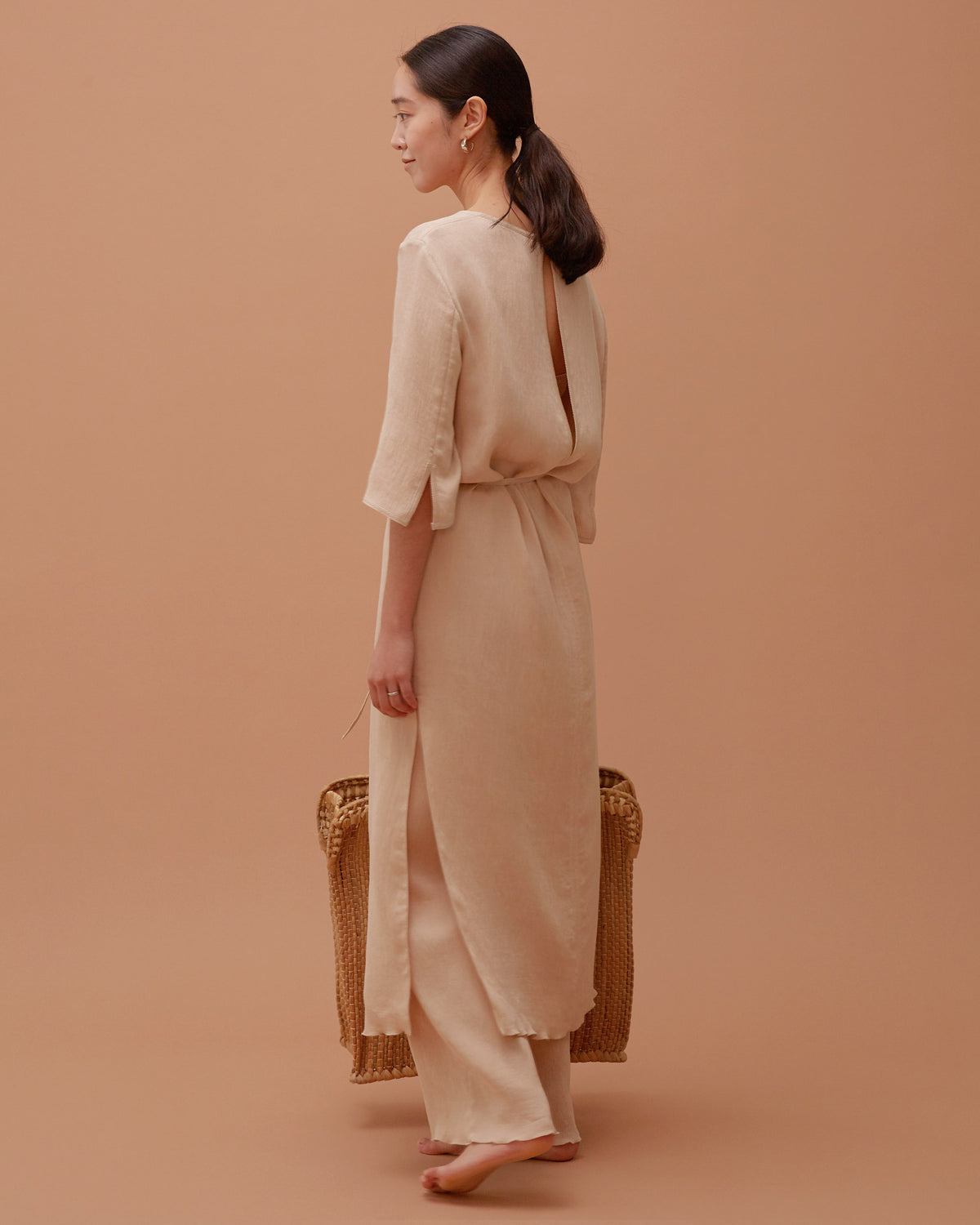 Accordion Dress & Pants Set