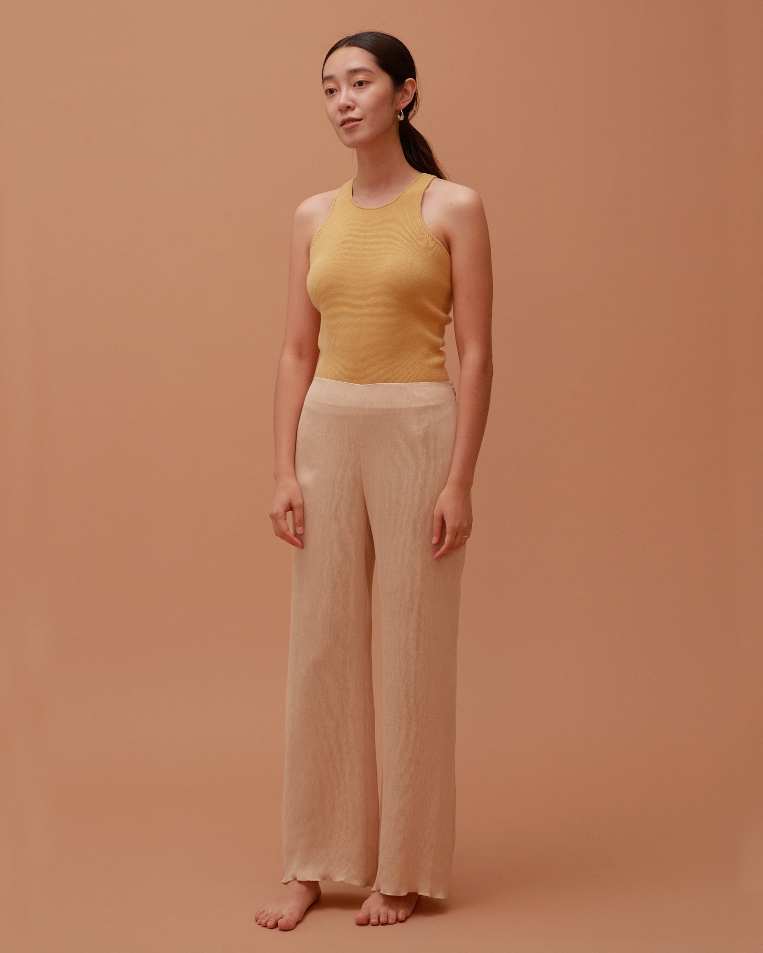 Accordion Pants Sand Beige APARTMENT 1031