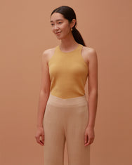 Accordion Pants / Sand Beige