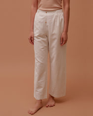 Buttoned Wide Pants