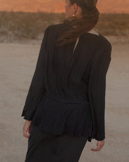 Classic H-Line Skirt / Deep Navy