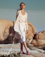 [REDTAG] Classic H-Line Skirt / Light Beige