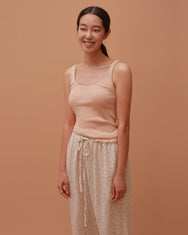 Floral Elastic Pants