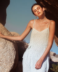 Floral Pintuck Dress