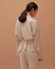Pale Peach Multi-strap Robe / Short