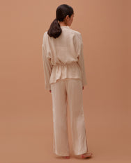 Pale Peach Multi-strap Robe / Short