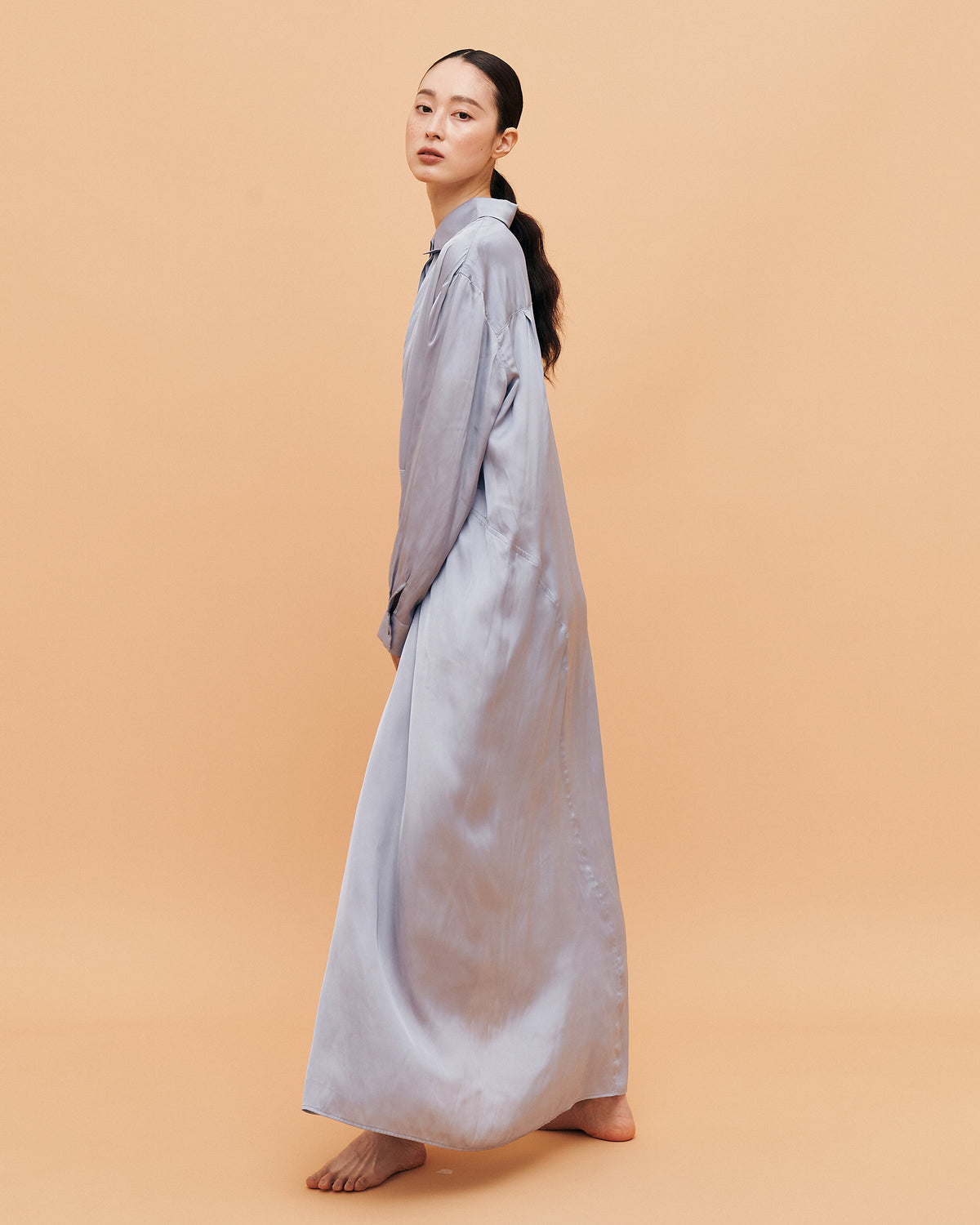 Kelly Classic shirt dress / Cloudy Blue