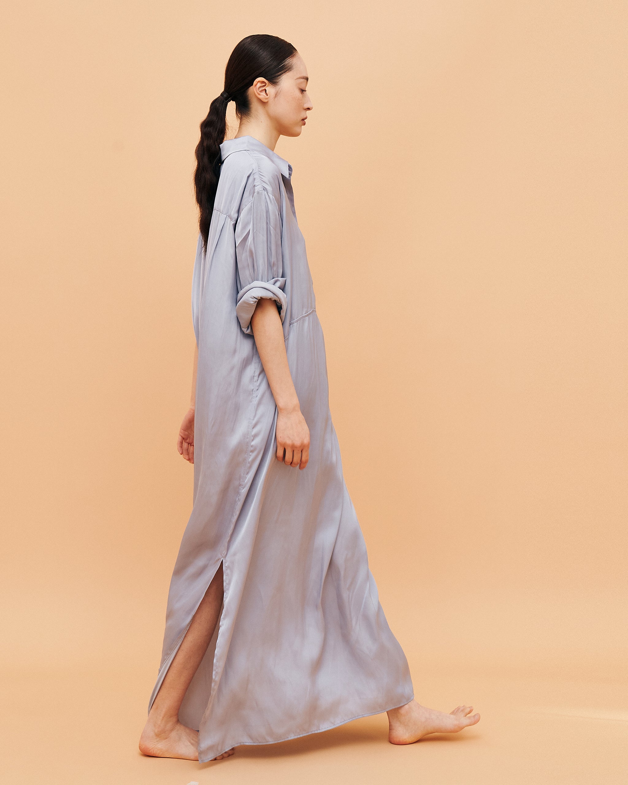 Kelly Classic shirt dress / Cloudy Blue | APARTMENT/1031